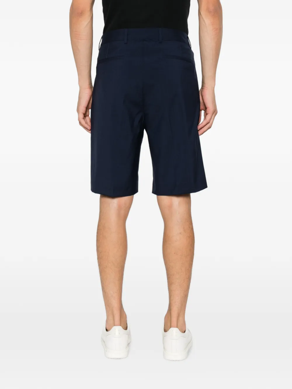 Corneliani Geplooide shorts Blauw