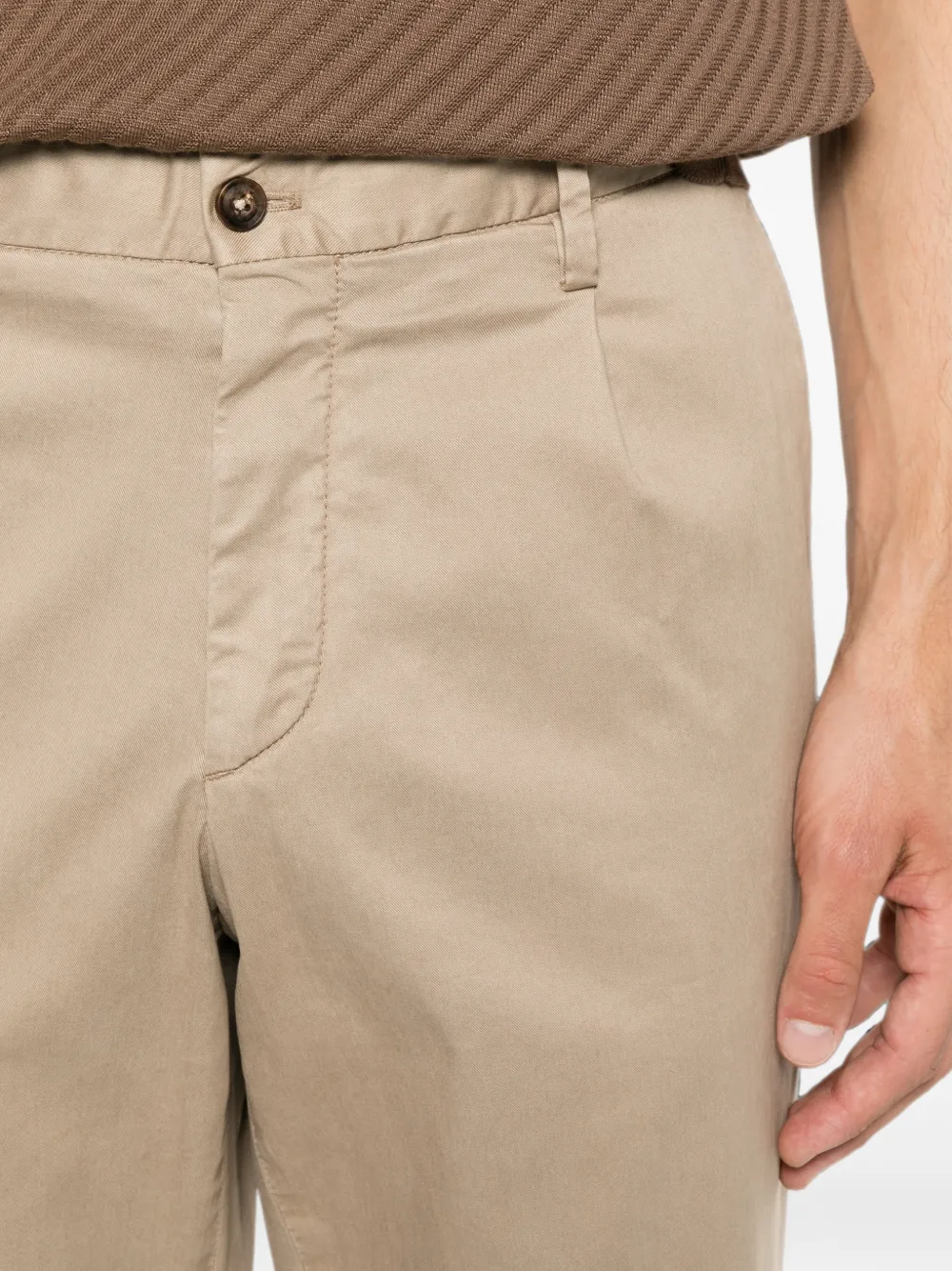 Corneliani Plooibroek Beige