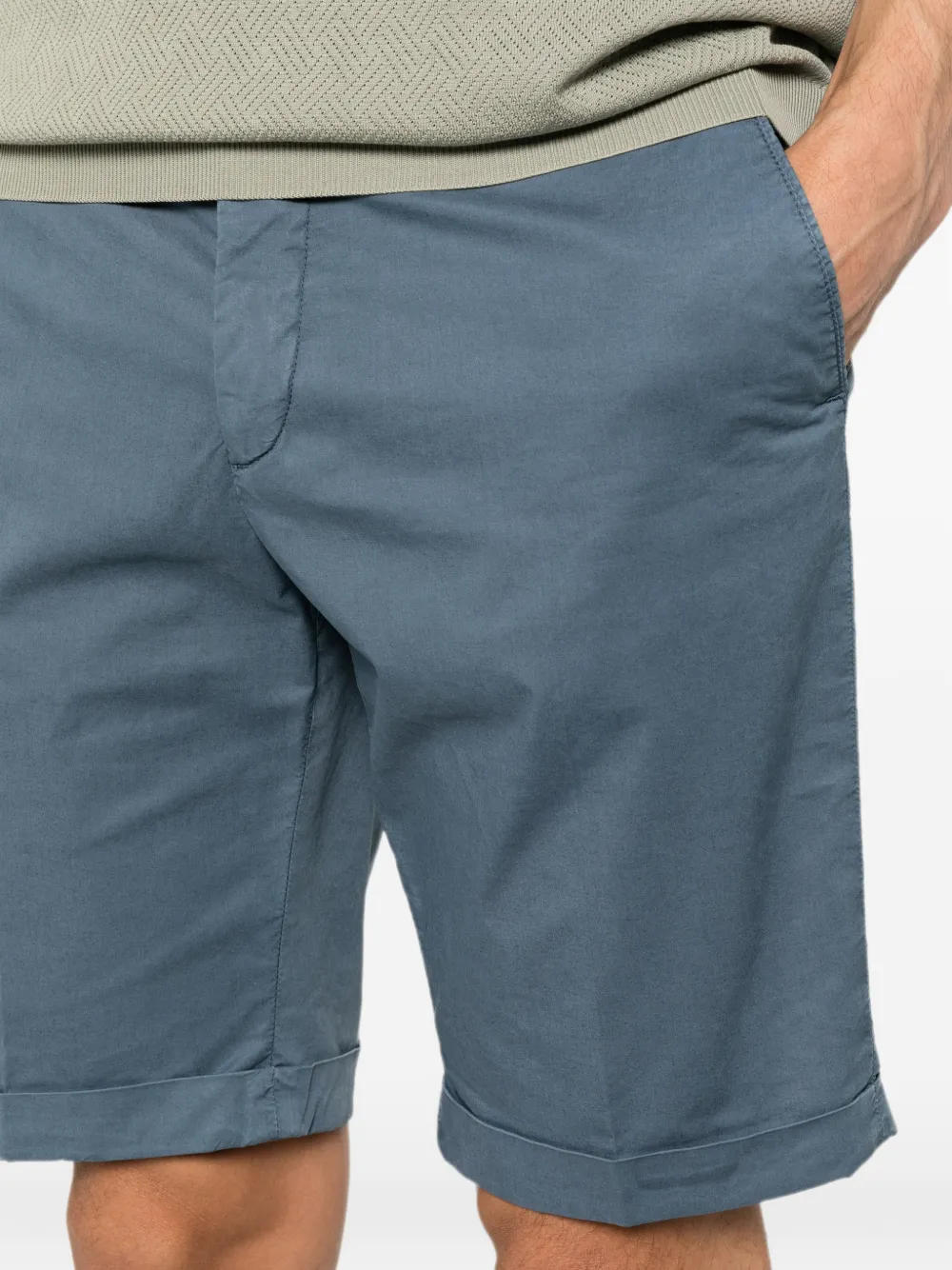 Corneliani Shorts met knopen Blauw