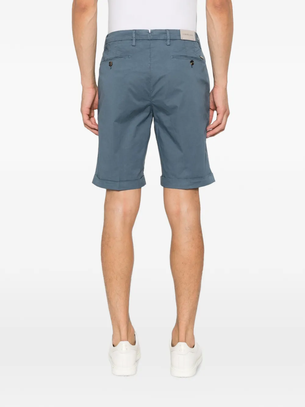 Corneliani Shorts met knopen Blauw