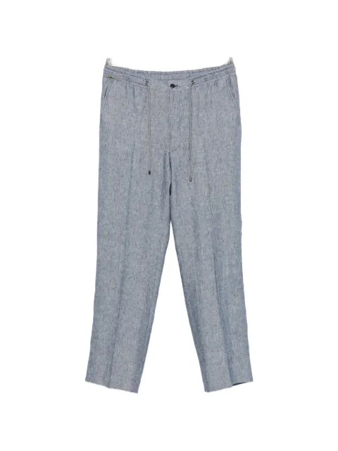 Corneliani drawstring straight-leg trousers