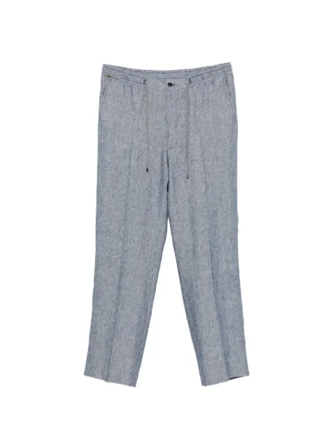 Corneliani drawstring straight-leg trousers