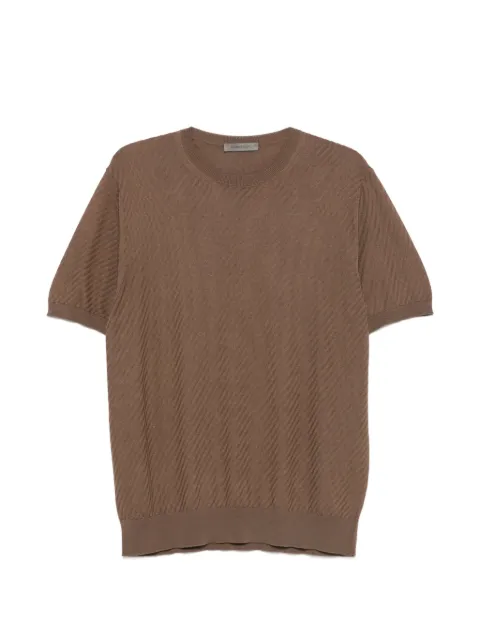 Corneliani textured-knit T-shirt