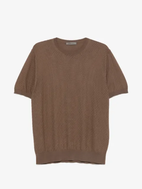 Corneliani textured-knit T-shirt