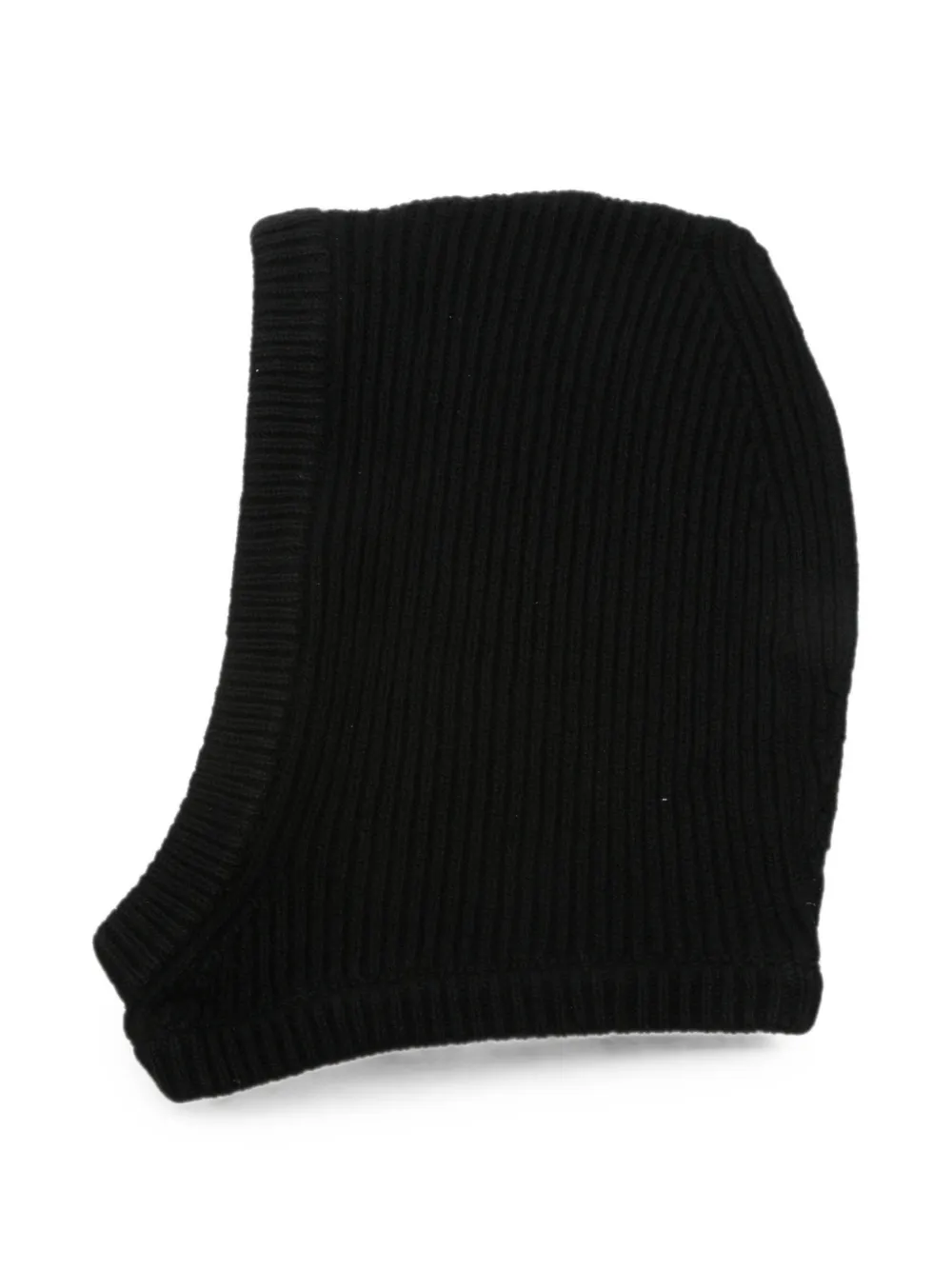 Rick Owens ribbed-knit balaclava - Nero