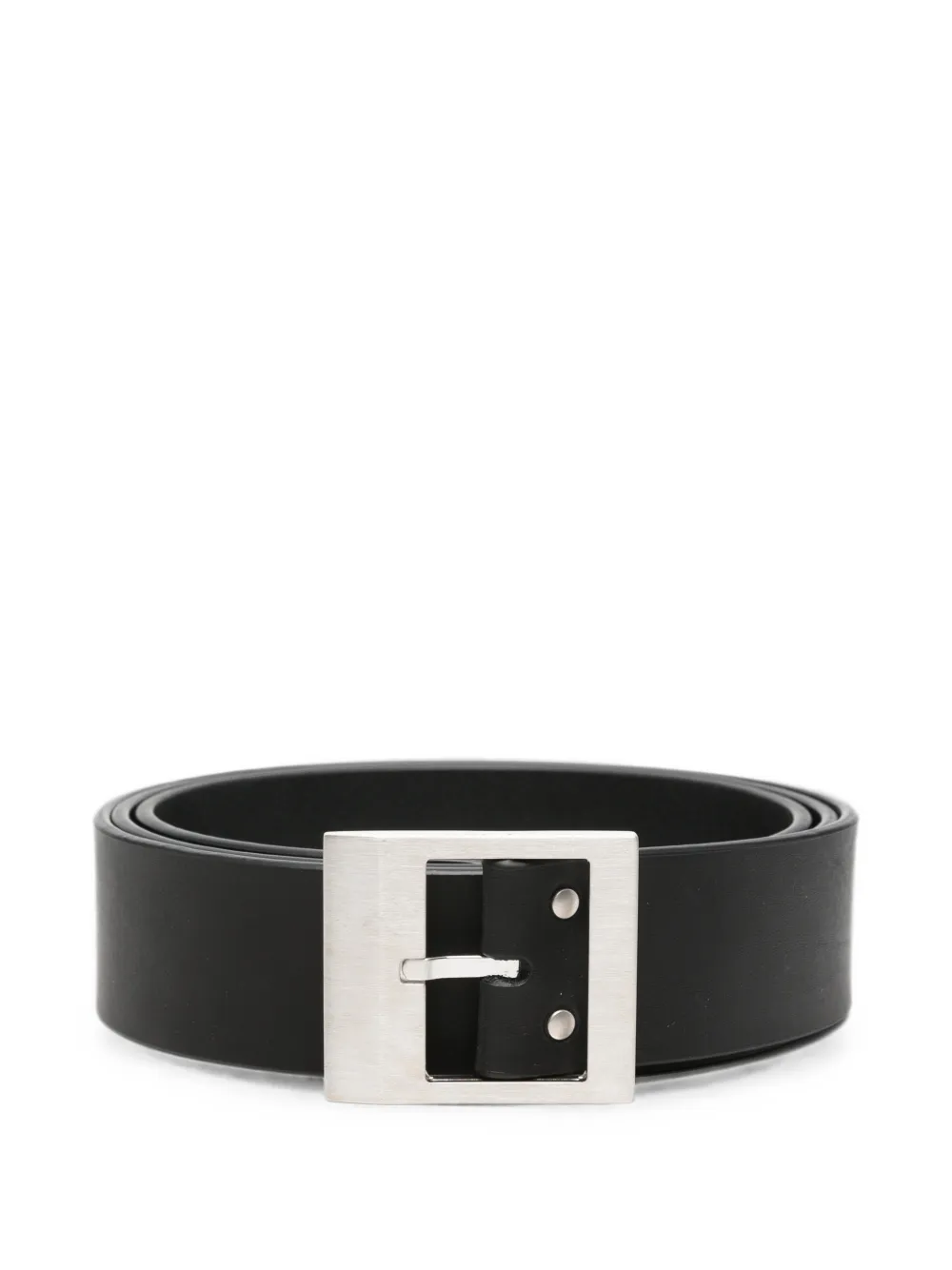 Rick Owens square-buckle leather belt - Nero