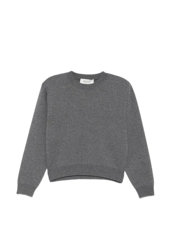 Róhe Ribbed-trim Sweater in Grey