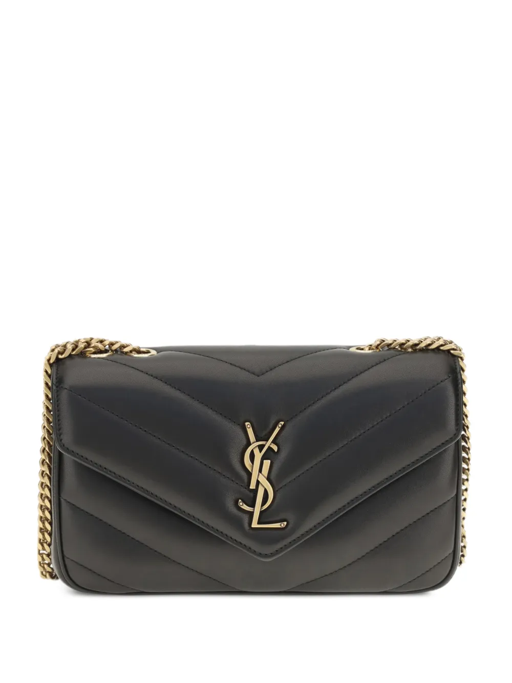 Saint Laurent small Loulou quilted leather shoulder bag - Schwarz