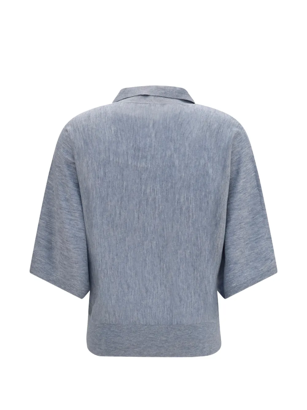 Lisa Yang Norie trui met polokraag Blauw