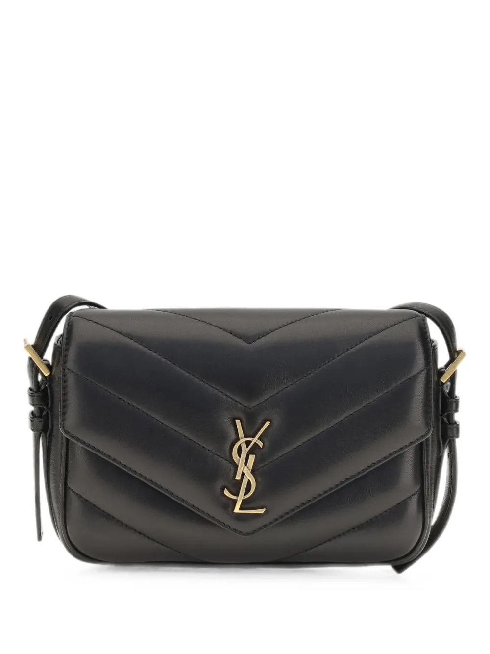 Saint Laurent Loulou Cassandre Toy quilted leather shoulder bag - Schwarz