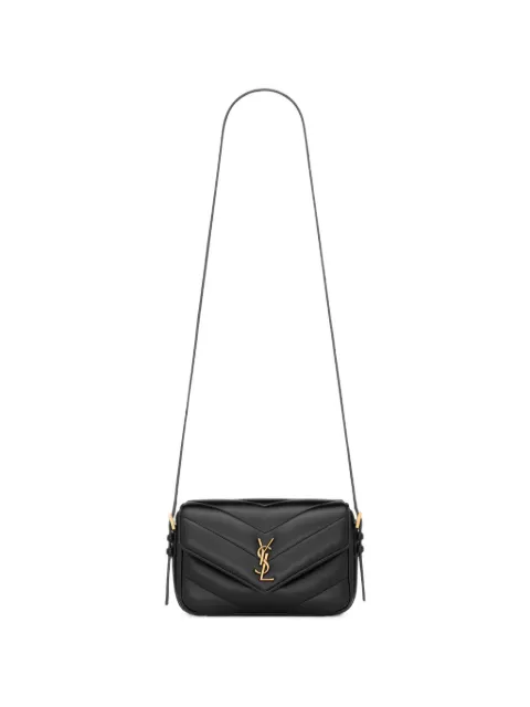 Saint Laurent Loulou Toy crossbody bag in matelassé lambskin
