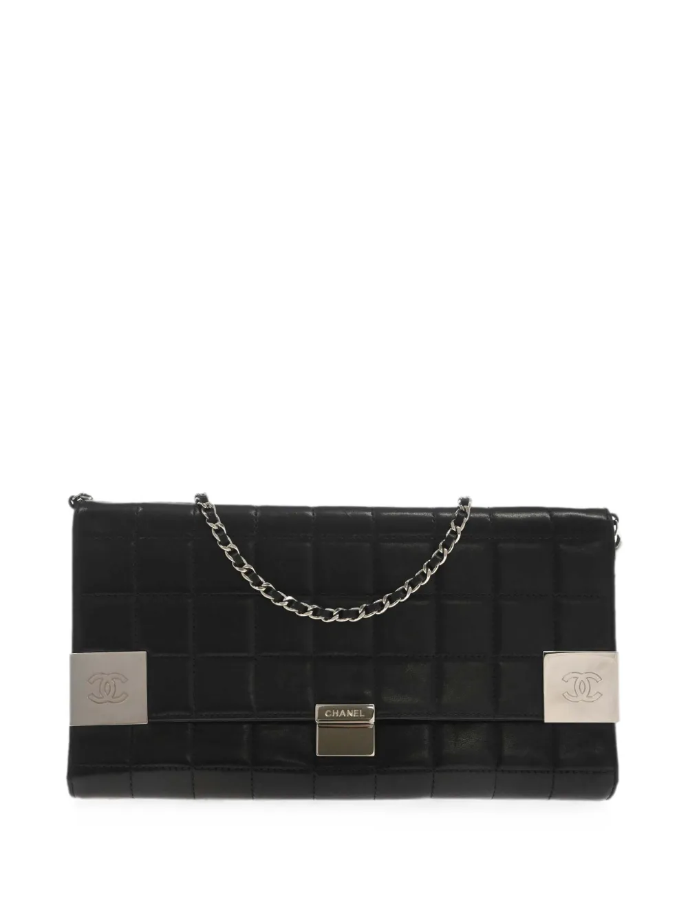 CHANEL Pre-Owned 2000 Choco Bar shoulder bag - Black