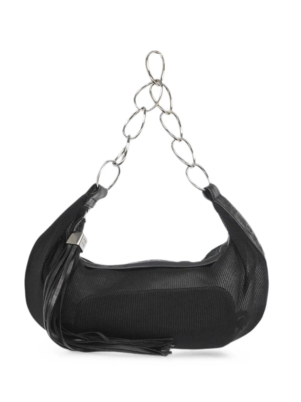 CHANEL Pre-Owned 2003 mesh tassel shoulder bag - Nero