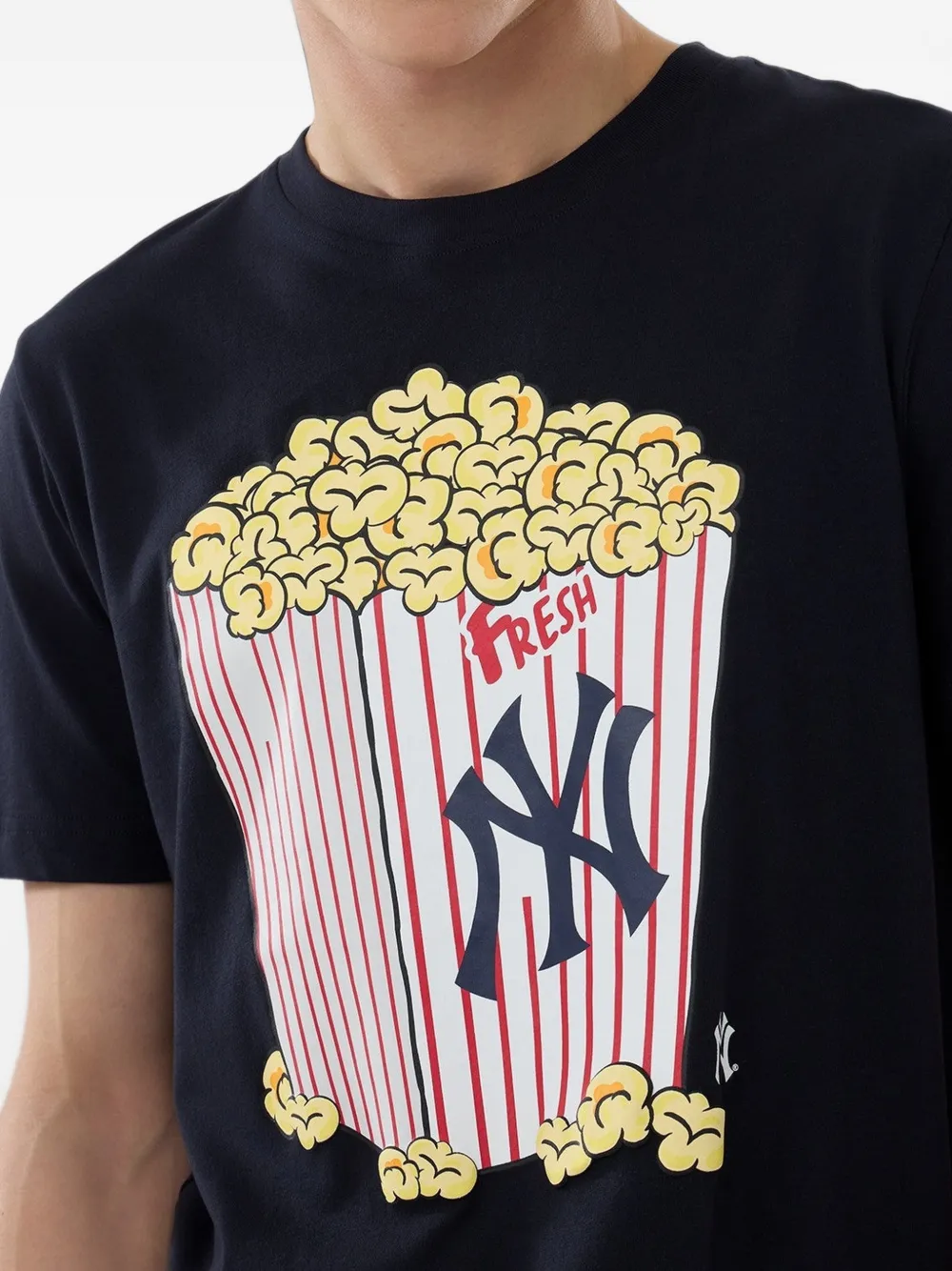 NEW ERA CAP x MLB Boston Red Sox popcorn-print T-shirt Blauw