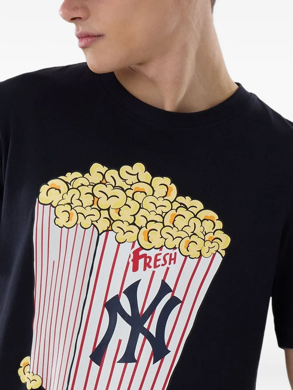 NEW ERA CAP x MLB Boston Red Sox popcorn-print T-shirt Blauw