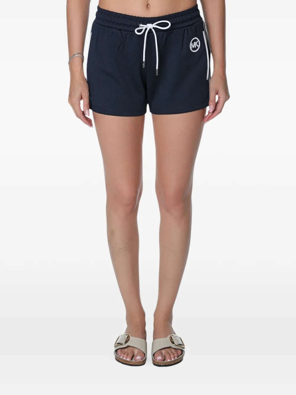 Michael Kors contrast-trim track shorts - Blu