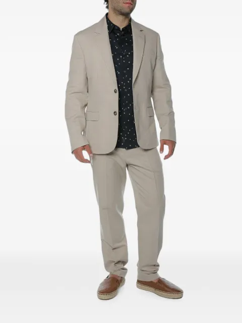 Trussardi single-breasted notched-lapels suit