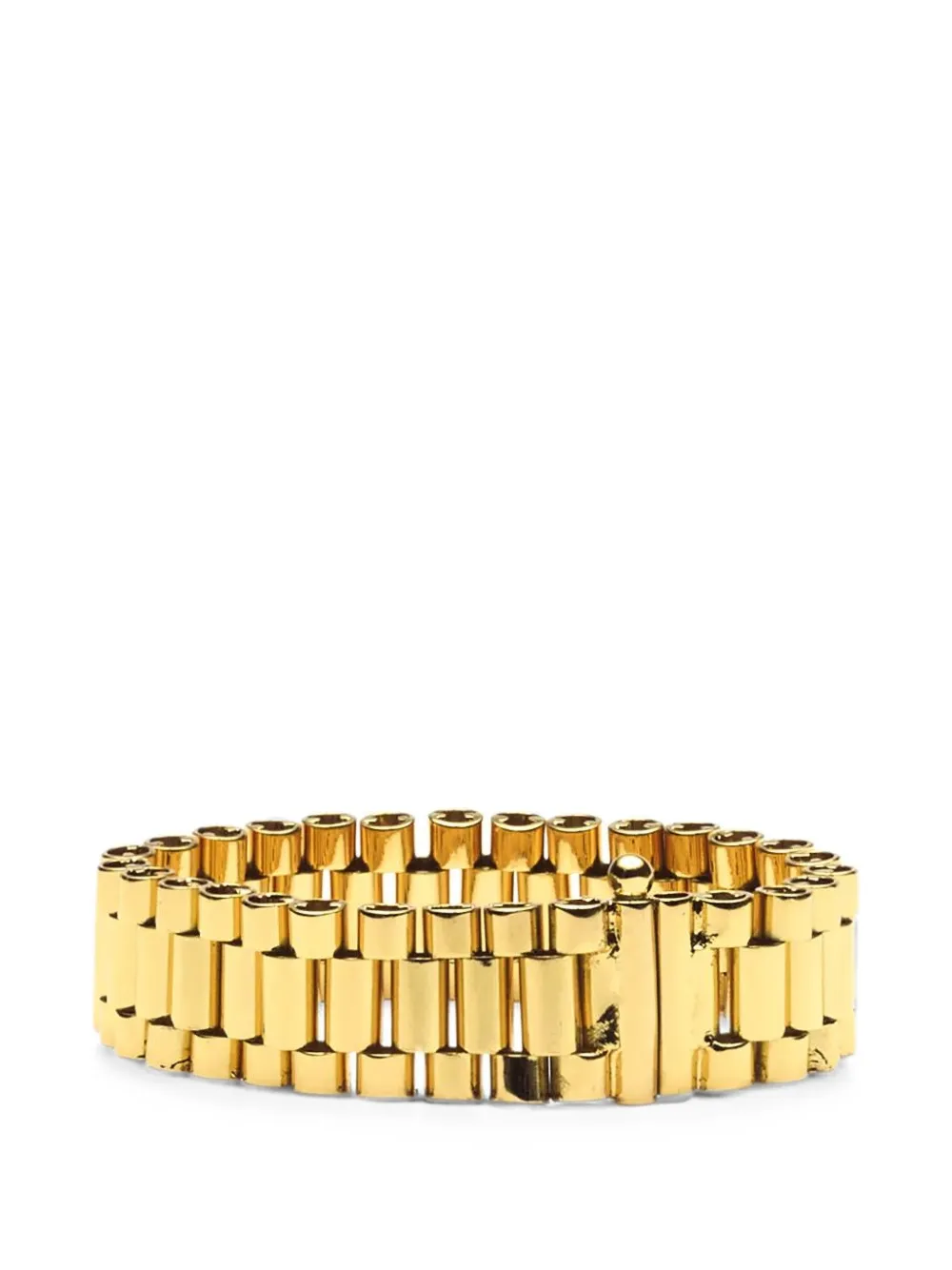 Sharra Pagano On Time sliding-fastening bracelet - Gold