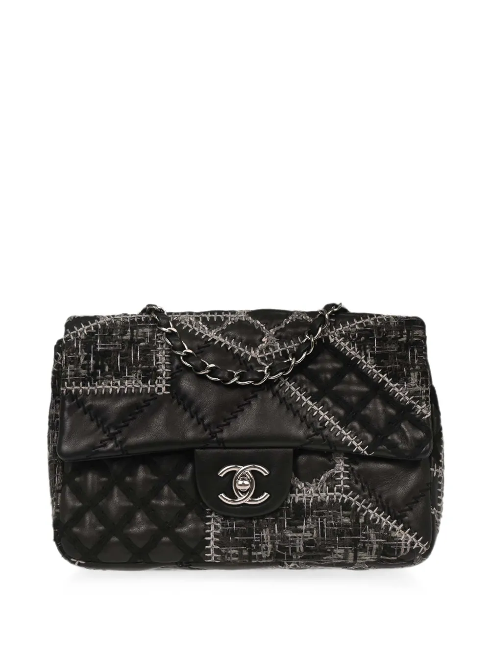 CHANEL Pre-Owned 2011 Patchwork Stitch shoulder bag - Black