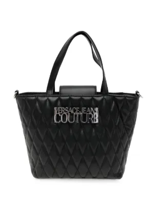 Tote bag versace jeans couture バッグ VERSACE JEANS COUTURE バロックプリント ロゴ トートバッグ