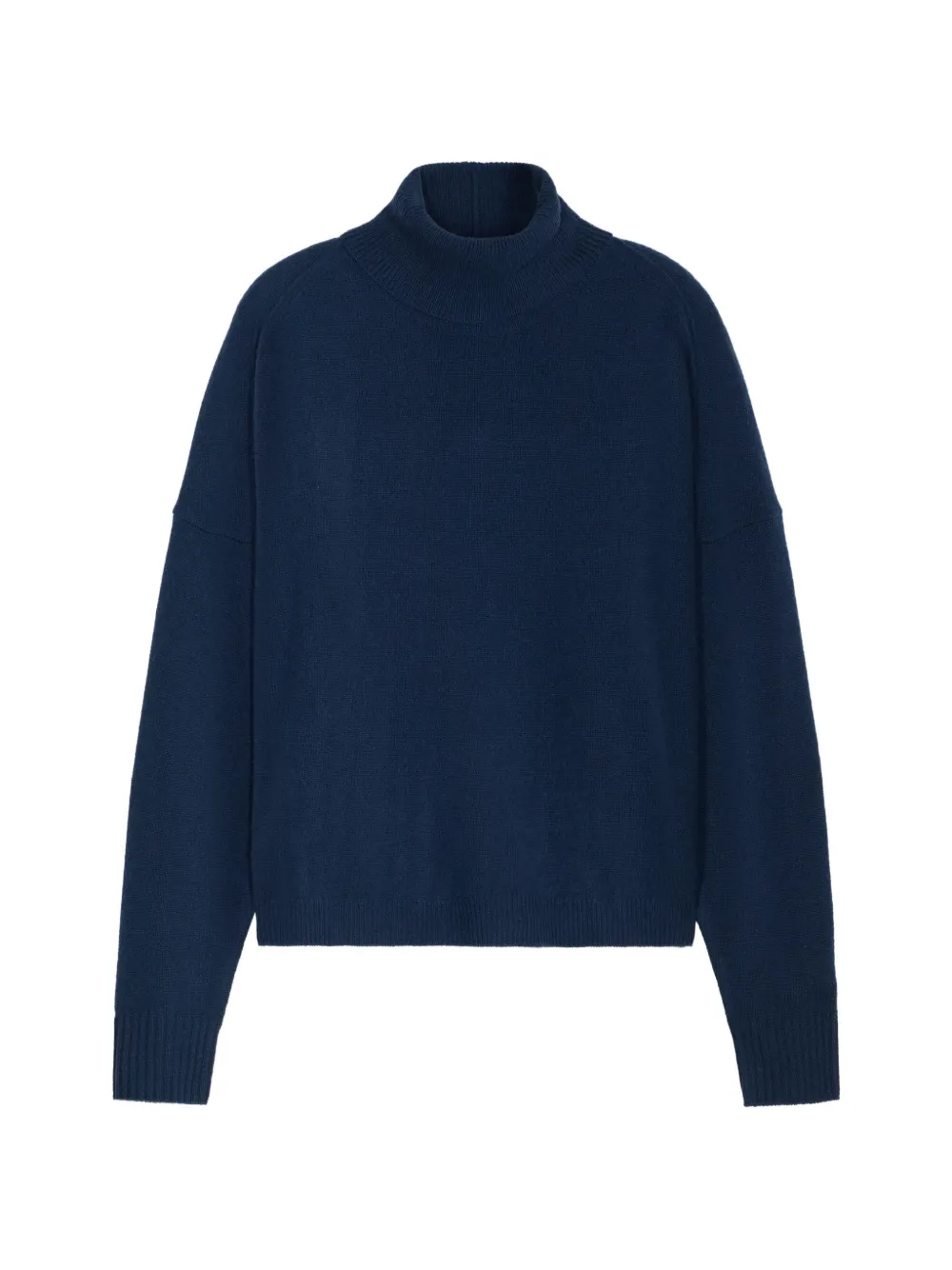 Closed roll-neck drop-shoulder sweater - Bleu Closed roll-neck drop-shoulder sweater - Bleu