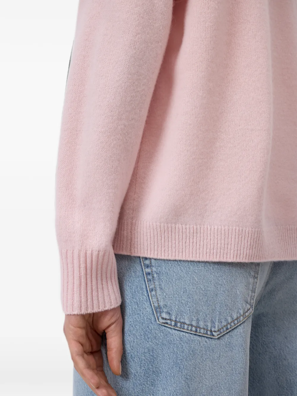 Closed Coltrui met lange mouwen Roze