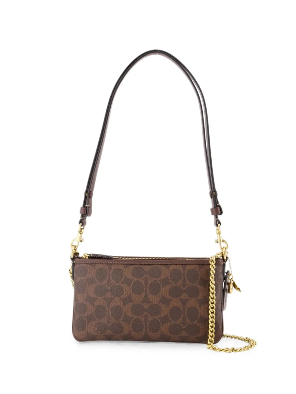 Coach Audrey logo-print shoulder bag - Marrone