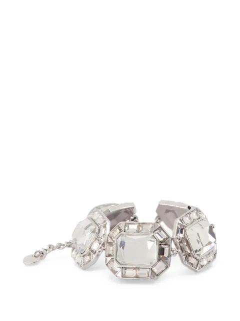 Self-Portrait crystal-embellished chain bracelet