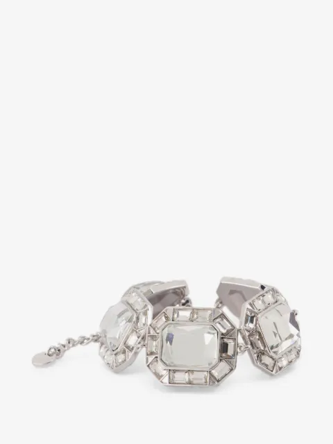 Self-Portrait bracelet en chaine serti de cristaux