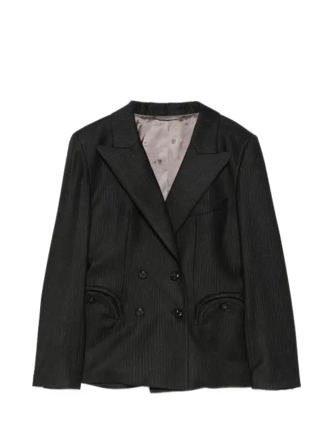 Blazé Milano pinstriped double-breasted jacket