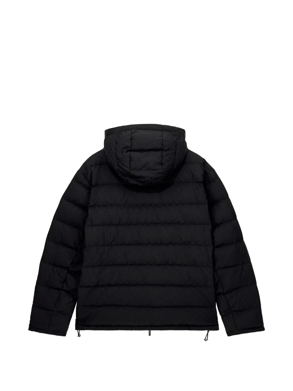 Emporio Armani Gewatteerd jack Zwart