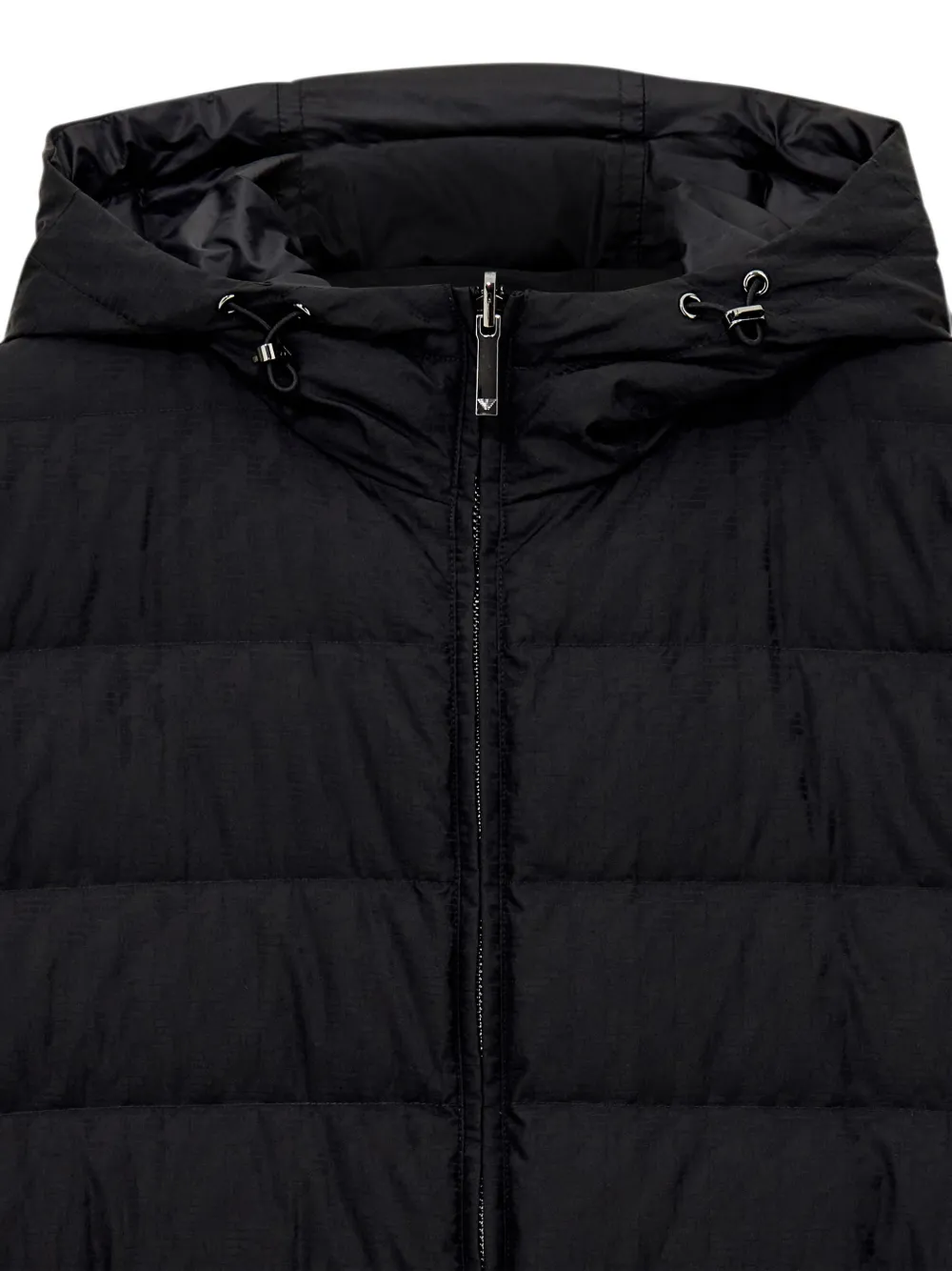 Emporio Armani Gewatteerd jack Zwart