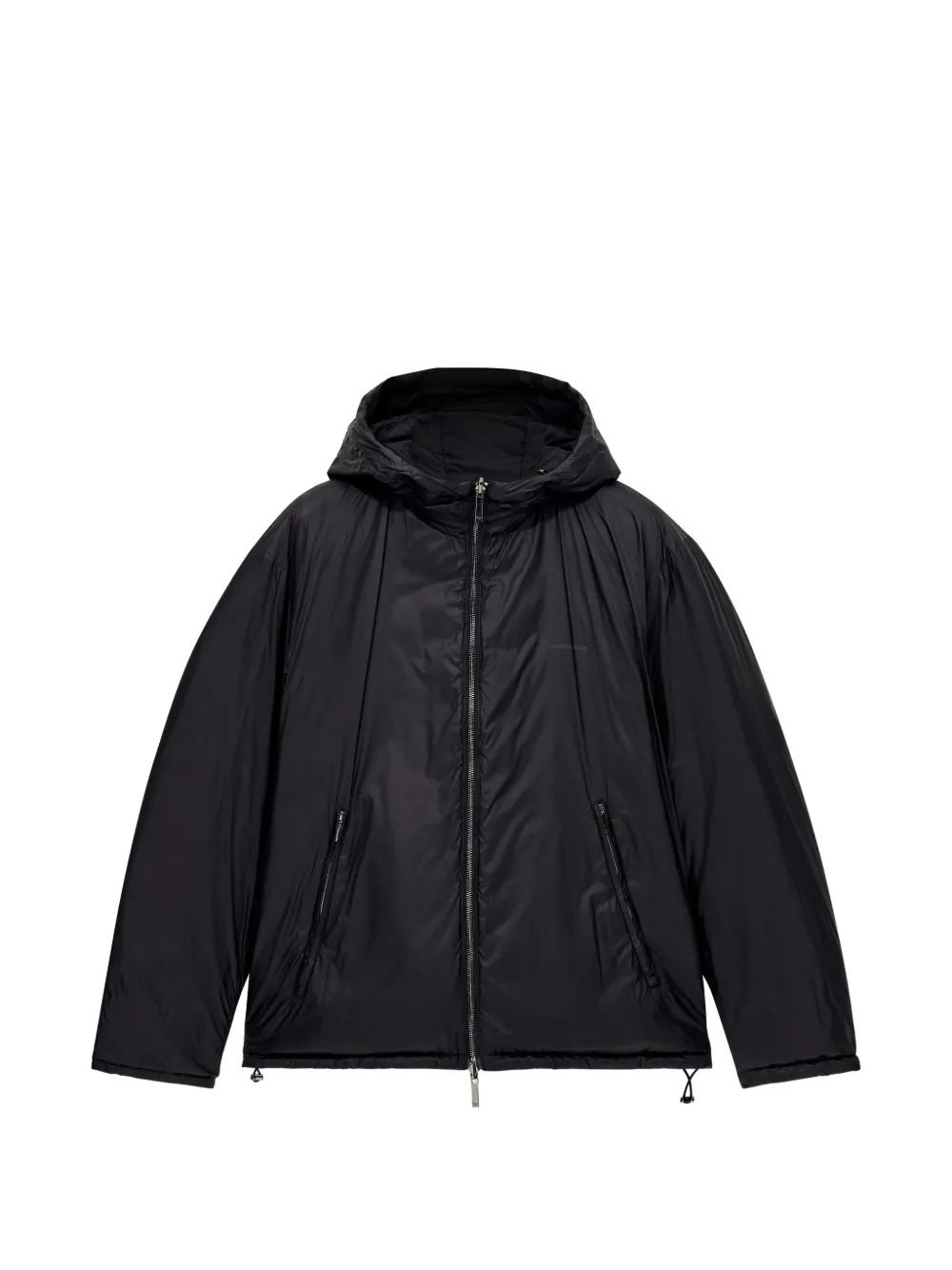 Emporio Armani Gewatteerd jack Zwart