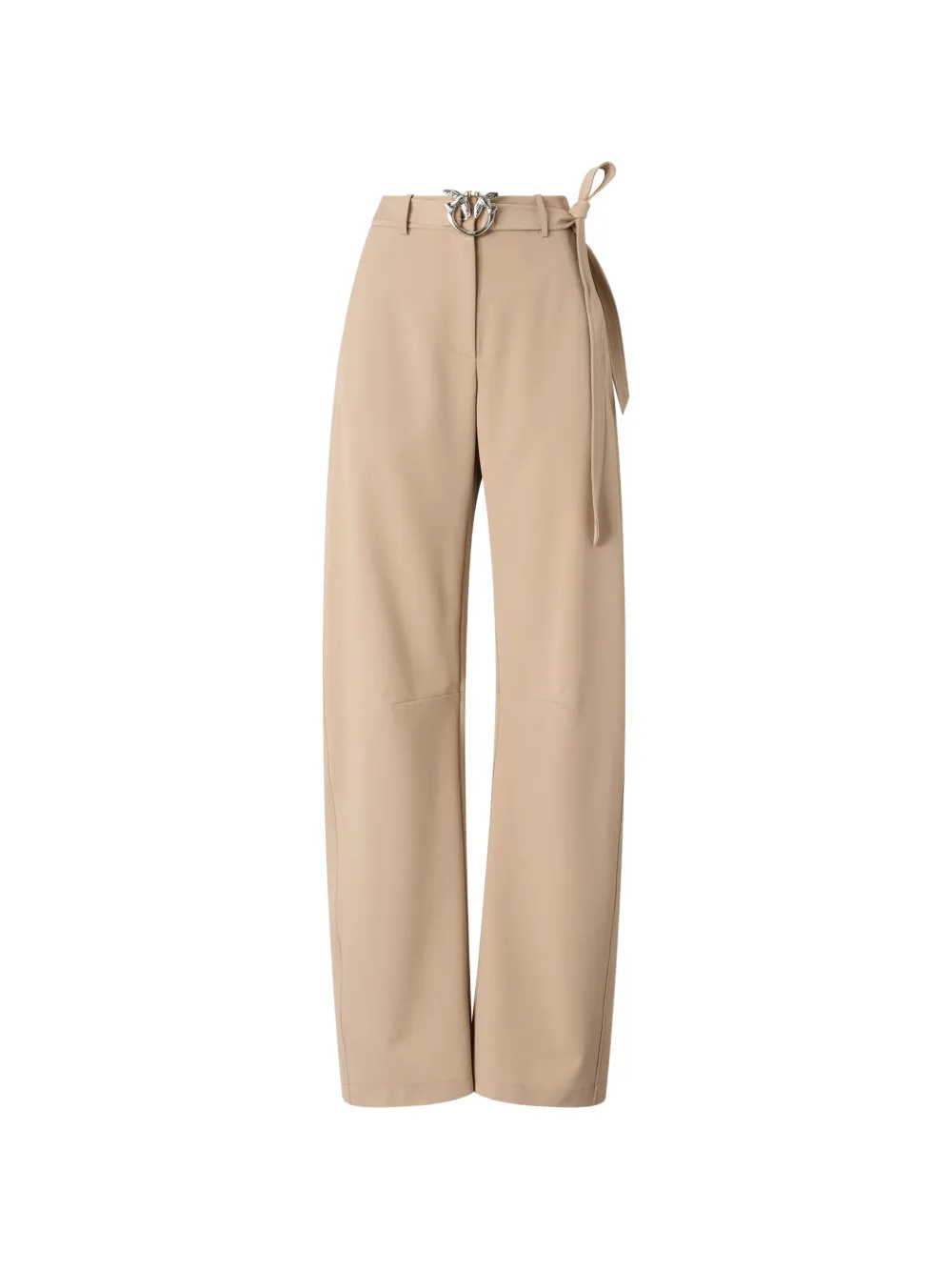 PINKO Love Birds buckle trousers - Nude