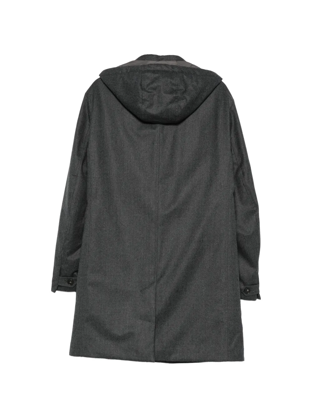 Canali Jas met capuchon Grijs