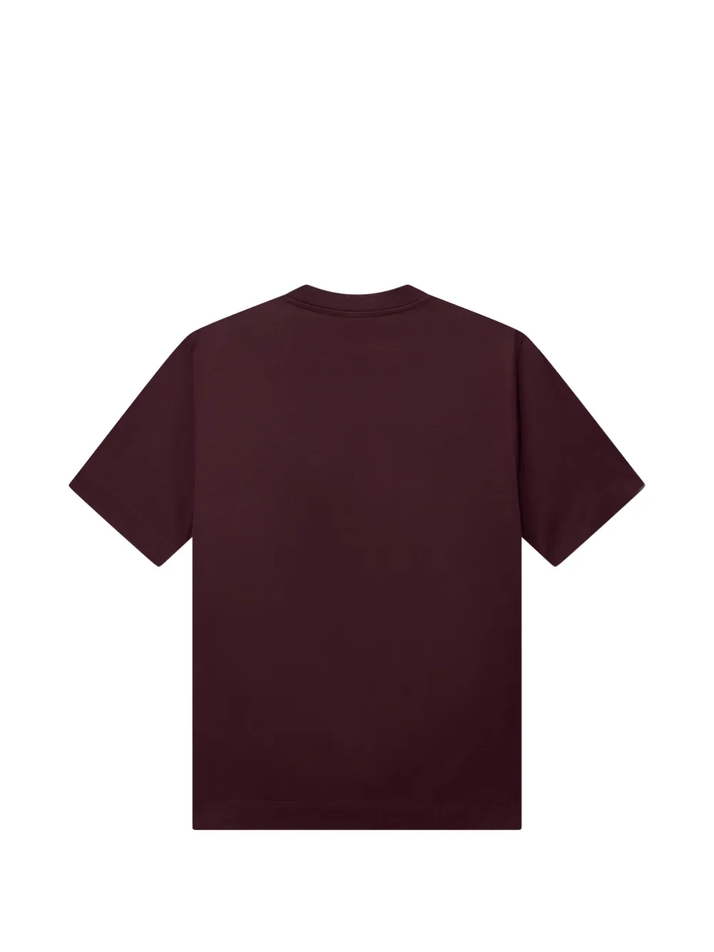 Emporio Armani T-shirt met logoprint met ronde hals Rood