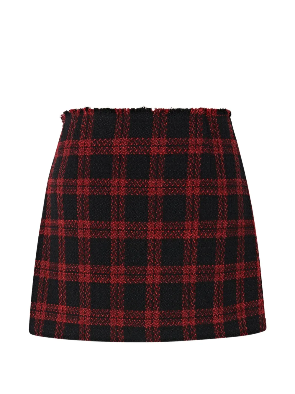 PINKO check buckle-fastening midi skirt - Nero