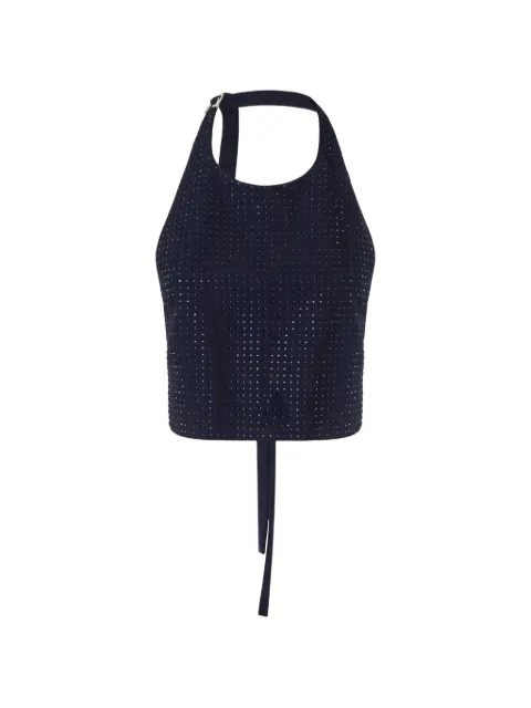 PINKO vestido con cuello halter