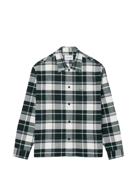 Lacoste check-pattern long-sleeve shirt