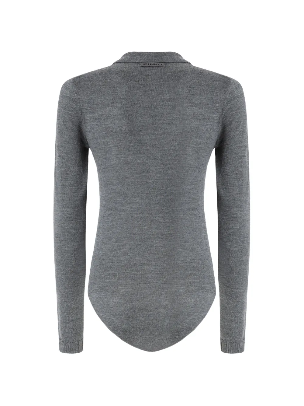 PINKO Fijngebreide body met lange mouwen Grijs