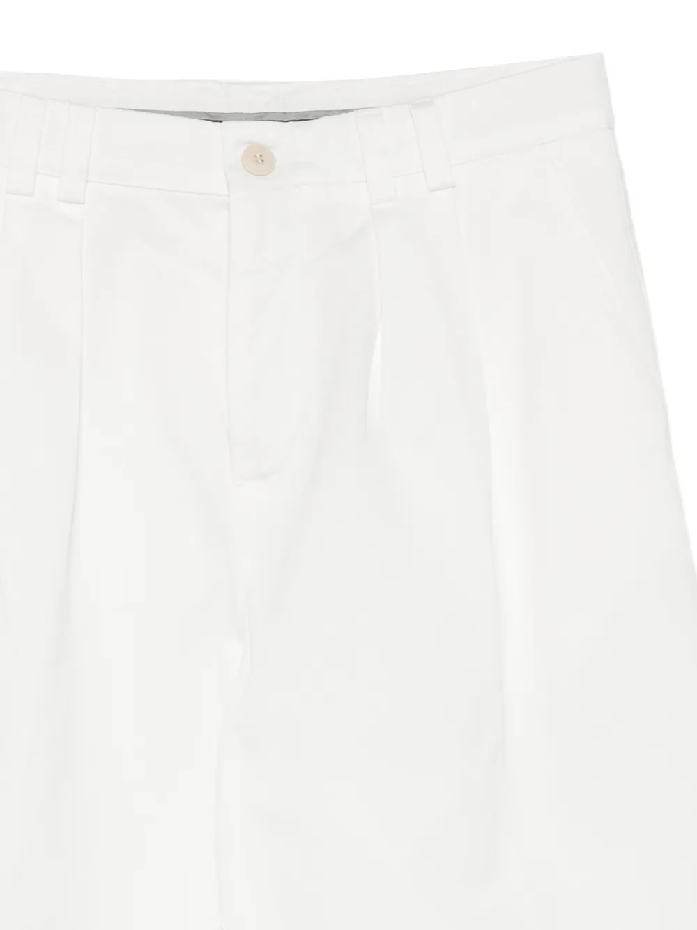 Canali Straight plooibroek Wit