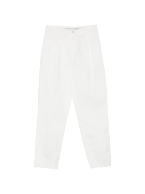 Canali pleated straight-leg trousers