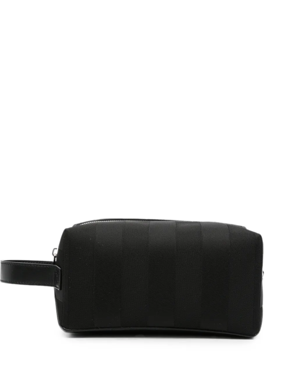 FENDI logo-plaque wash bag - Schwarz
