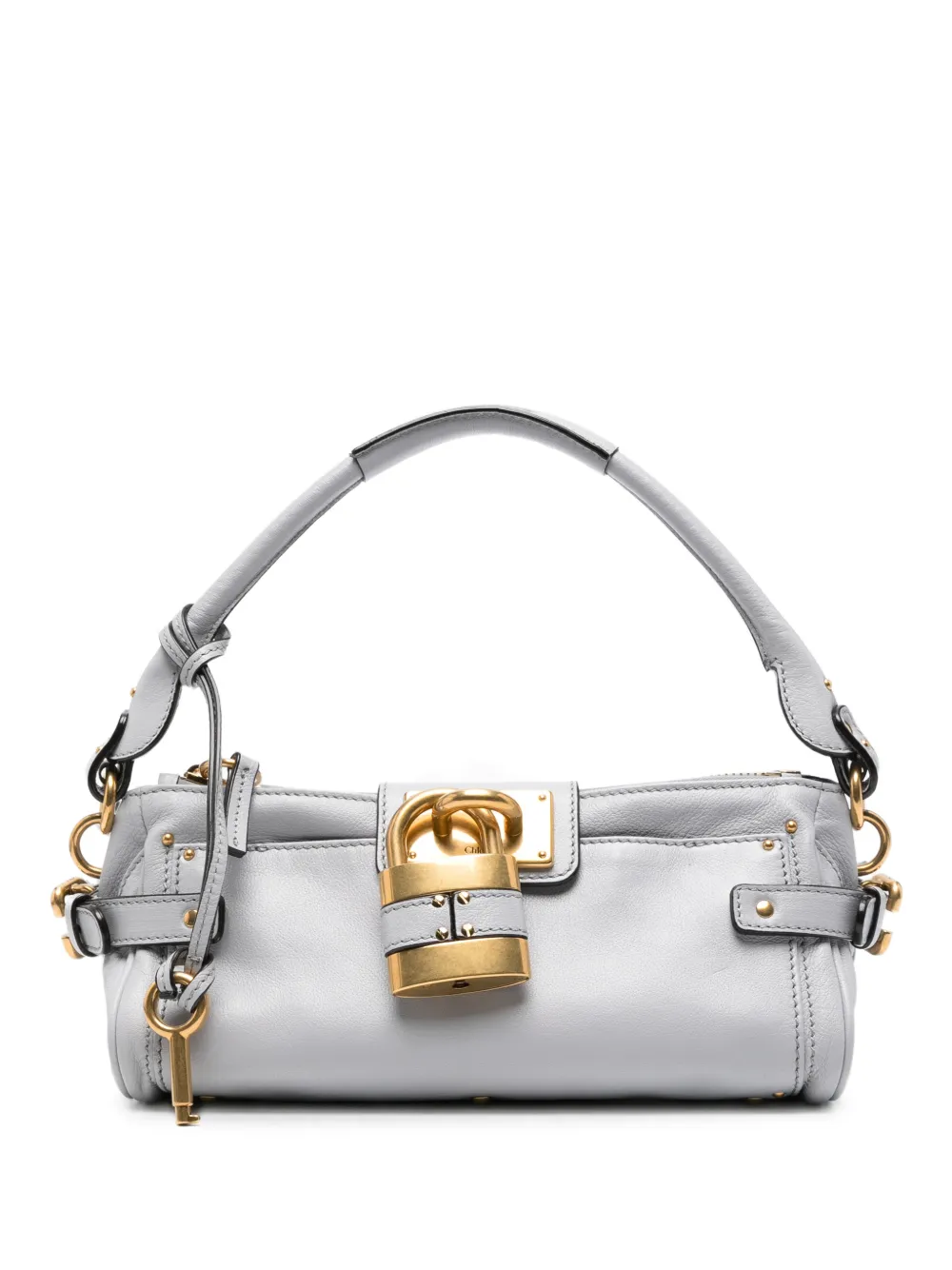Chloé small Paddington padlock-detail shoulder bag - Grigio