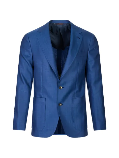 Canali unlined single-breasted regular-fit jacket