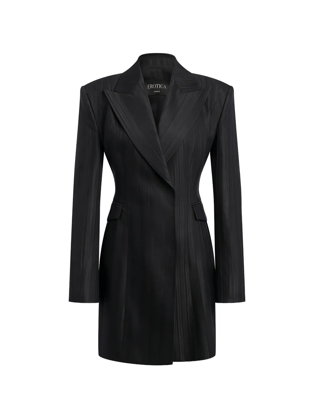 DONDUP long-sleeve mini dress - Nero