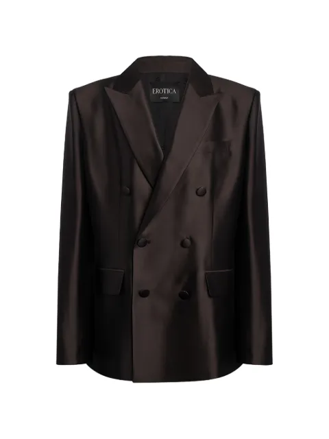 DONDUP double-breasted peaked-lapel blazer