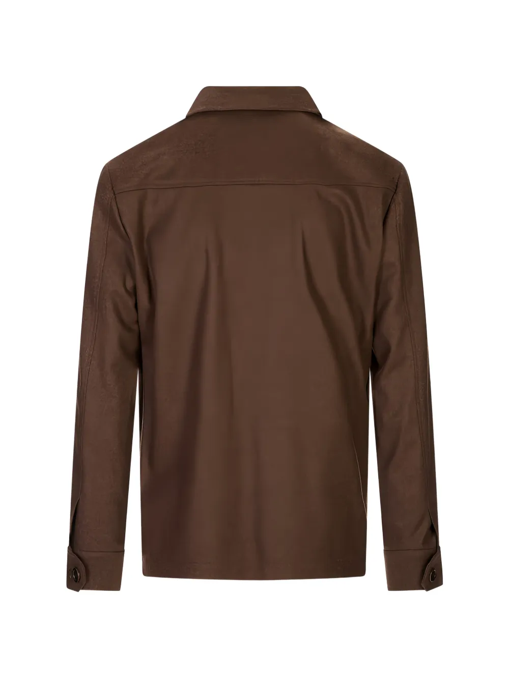 Corneliani Button-up jack met meerdere zakken Bruin