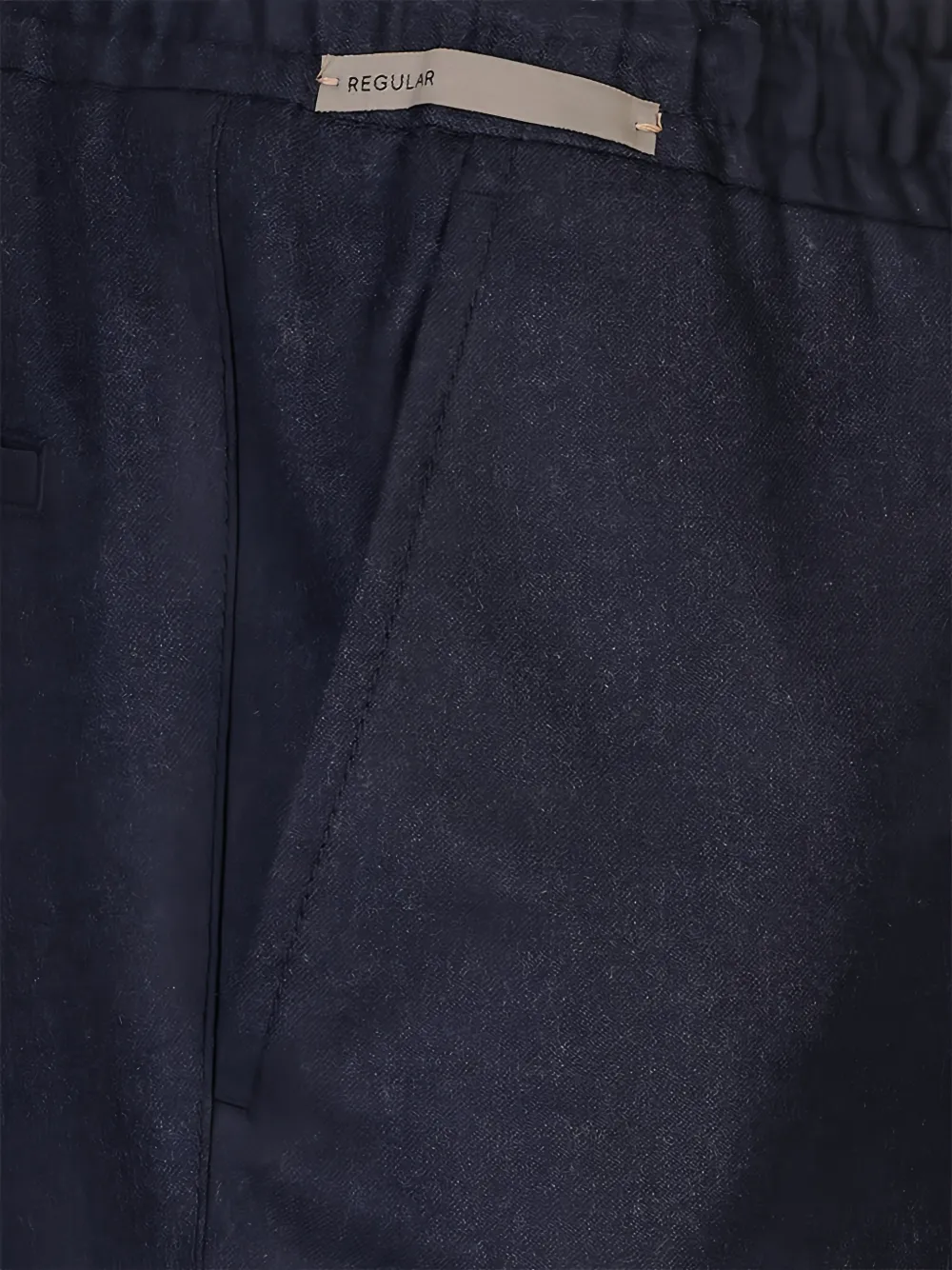 Corneliani Broek met trekkoord Blauw