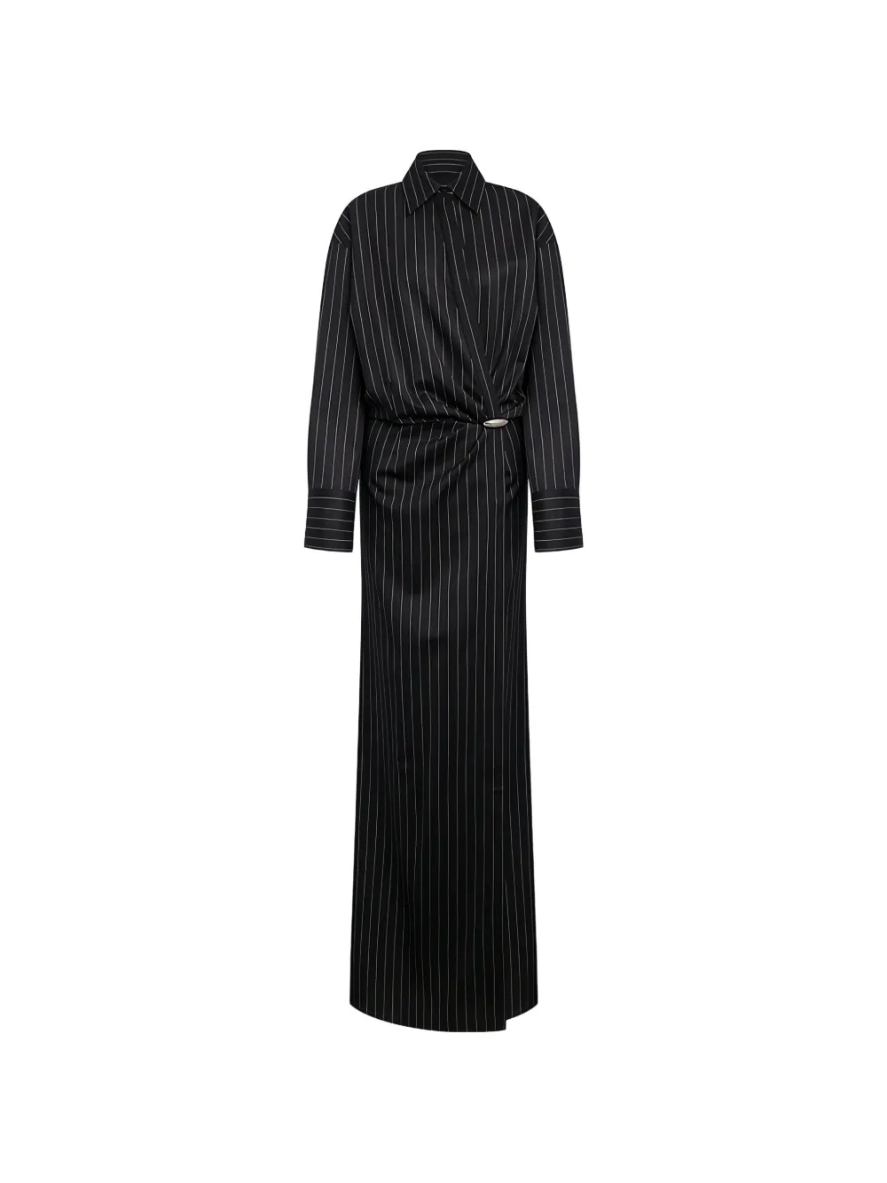 DONDUP long-sleeves maxi dress - Nero